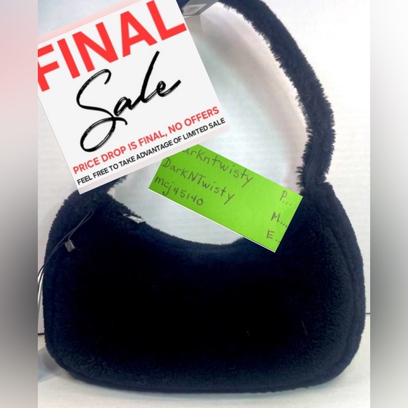 BNWT Yves Salomon Genuine Shearling Shoulder Bag PRICE FIRM NO DISCOUNTS! - Picture 2 of 15